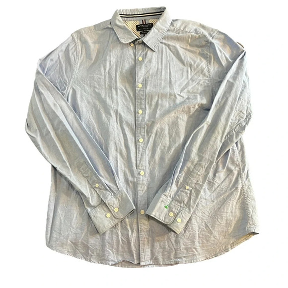 Denim & Flower Men's Blue Long Sleeve Button Down Size XL - Picture 2 of 4